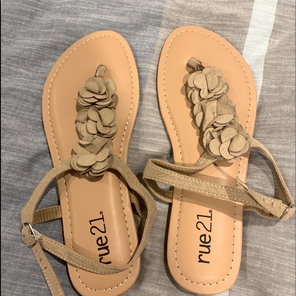 Sandals.